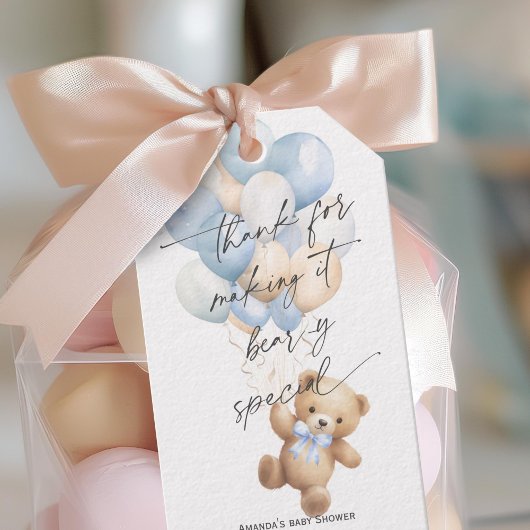 Blau, das wir frühzeitig auf die moderne Baby Boy  Geschenkanhänger