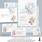 Blau, das wir frühzeitig auf die moderne Baby Boy Geschenkanhänger