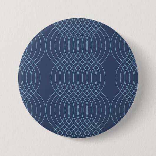 Blau, dekorativ, einfach, modern, trendige und gew button (Vorderseite)