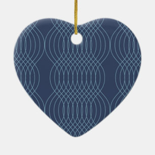 Blau, dekorativ, einfach, modern, trendige und gew keramik ornament