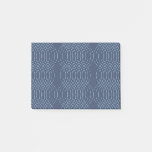Blau, dekorativ, einfach, modern, trendige und gew post-it klebezettel (Vorderseite)