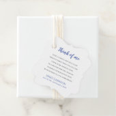 Blau denken Sie an mich Feier der Lebenskerze Geschenkanhänger (Beispiel)