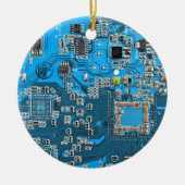 Blau der Computergehäuse Keramik Ornament (Vorne)