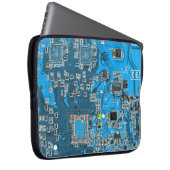Blau der Computergehäuse Laptopschutzhülle (Vorne Rechts)