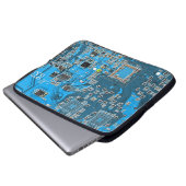 Blau der Computergehäuse Laptopschutzhülle (Vorne Knopf)