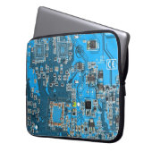 Blau der Computergehäuse Laptopschutzhülle (Vorderseite Links)