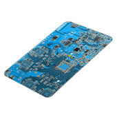 Blau der Computergehäuse Magnet (Linke Seite)