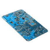 Blau der Computergehäuse Magnet (Rechte Seite)