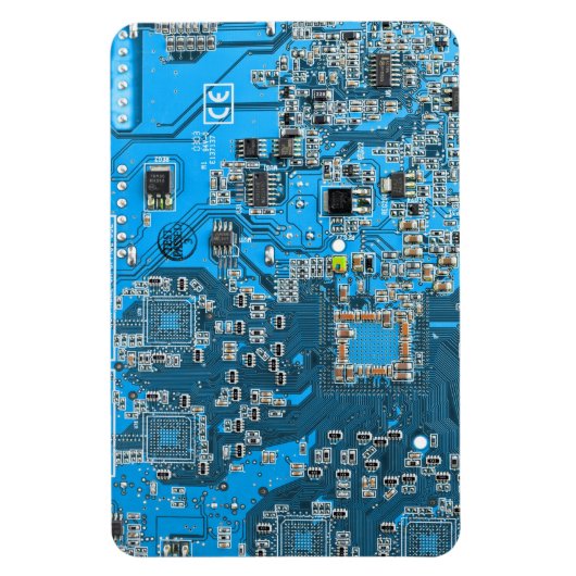 Blau der Computergehäuse Magnet (Vertikal)