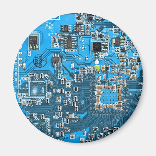 Blau der Computergehäuse Magnet (Vorne)