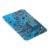 Blau der Computergehäuse Magnet (Rechte Seite)