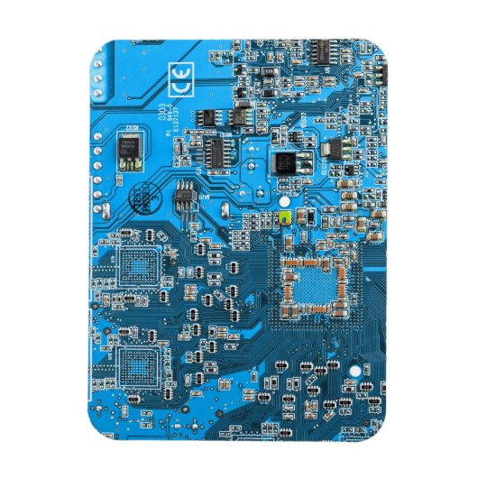 Blau der Computergehäuse Magnet (Vertikal)