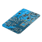Blau der Computergehäuse Magnet (Linke Seite)