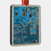Blau der Computergehäuse Ornament Aus Metall (Rechts)