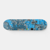 Blau der Computergehäuse Skateboard (Horizontal)