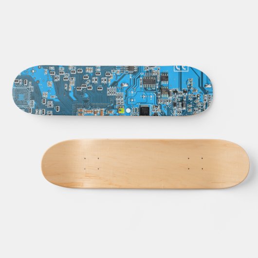 Blau der Computergehäuse Skateboard (Horizontal)