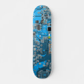 Blau der Computergehäuse Skateboard (Vorne)
