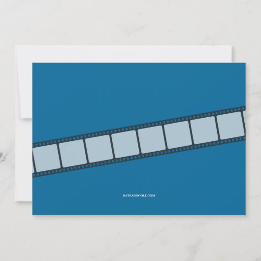 Blau der einladung (Rückseite)