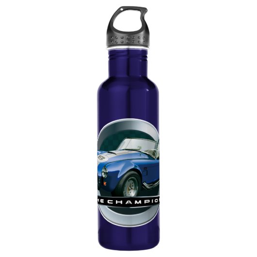 Blau der Kobras 427 Trinkflasche (Vorderseite)