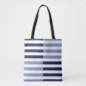 Blau der Nautischen Marine, hellblauer Streifen Tasche (Vorderseite)