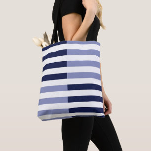 Blau der Nautischen Marine, hellblauer Streifen Tasche