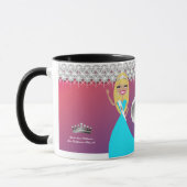 Blau der TT-Diamant Bliss-personalisiertes blondes Tasse (Links)