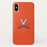 Blau der Virginia-Kavalier-V Schwerter-| Case-Mate iPhone Hülle<br><div class="desc">Führen Sie Ihre Universität von Virginia-Geist mit diesen Kavaliere OtterBox Telefon-Hüllen vor! Dieser Entwurf ist offiziell genehmigte Grafik von der Universität von Virginia.</div>