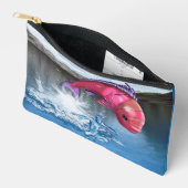 Blau des Wassers Zubehörtasche (Offen)