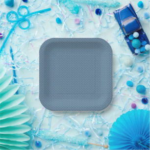 Blau-Design Pappteller
