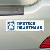 Blau Deutsch Drahthaar Autoaufkleber (Auf Auto)