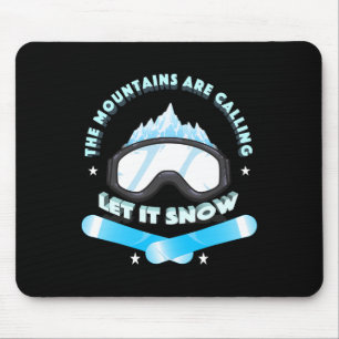 Blau die Berge nennen Coole Neuheit Mousepad
