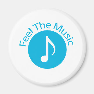 Blau - die Musik fühlen Magnet