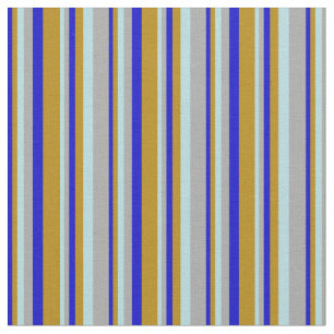 Blau, dunkel Goldenrod, Pulver blau und dunkelgrau Stoff