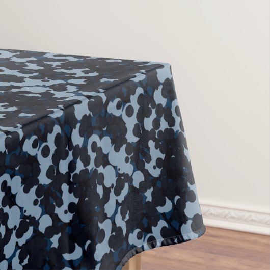 blau, dunkelblau, hellblau abstrakt tischdecke (Beispiel)