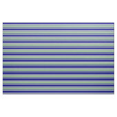 Blau, dunkelmeergrün und beige farbige Muster Stoff (Fat Quarter (45,7 x 55,9 cm))