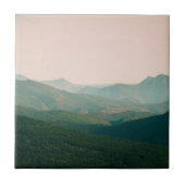 Blau durch die Berge Fliese (Vorderseite)