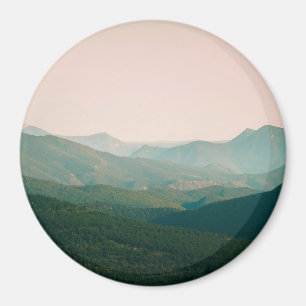 Blau durch die Berge Magnet
