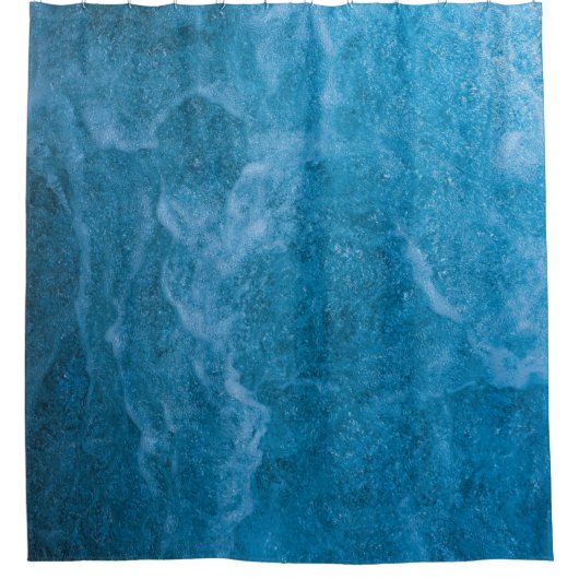 Blau Duschvorhang (Vorderseite)