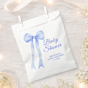 Blau ein Bogen Es ist ein Junge Baby-Party Geschenktütchen