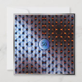 Blau Einladung (Vorderseite)