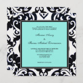 Blau Einladung (Vorne/Hinten)