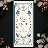 Blau Elegante Mystical Tarot Card Save the Date Einladung