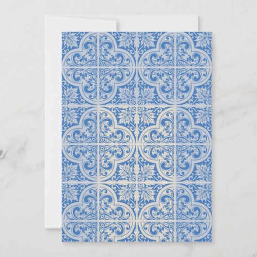 Blau fand sie ihr Haupt-Squeeze-Brautparty Einladung (Rückseite)