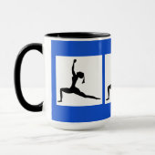 Blau/Farbe/Combo-Kaffee-Tasse anpassen/Cup Tasse (Links)