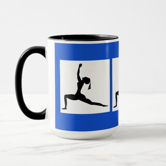 Blau/Farbe/Combo-Kaffee-Tasse anpassen/Cup Tasse (Links)