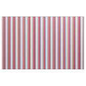 Blau-farbenes Muster in Beige, Rot und Cornflower Stoff (Fat Quarter (45,7 x 55,9 cm))