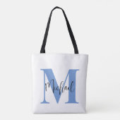 Blau fett und kursiv tasche (Rückseite)