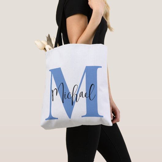 Blau fett und kursiv tasche (Von Nahem)