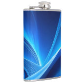 Blau Flachmann (Rechts)