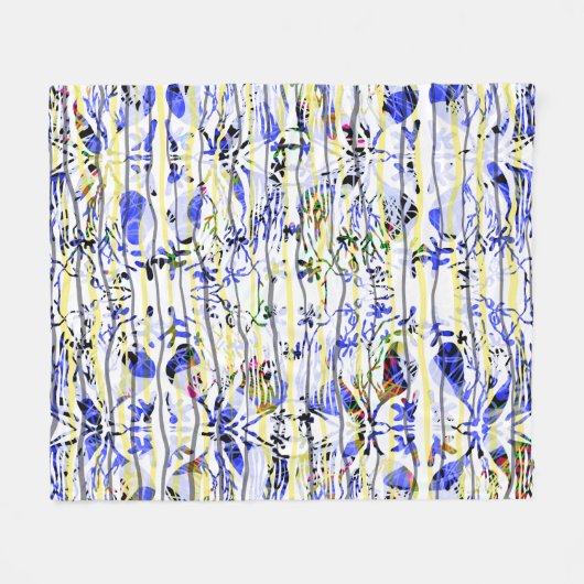 blau fleecedecke (Vorderseite (Horizontal))